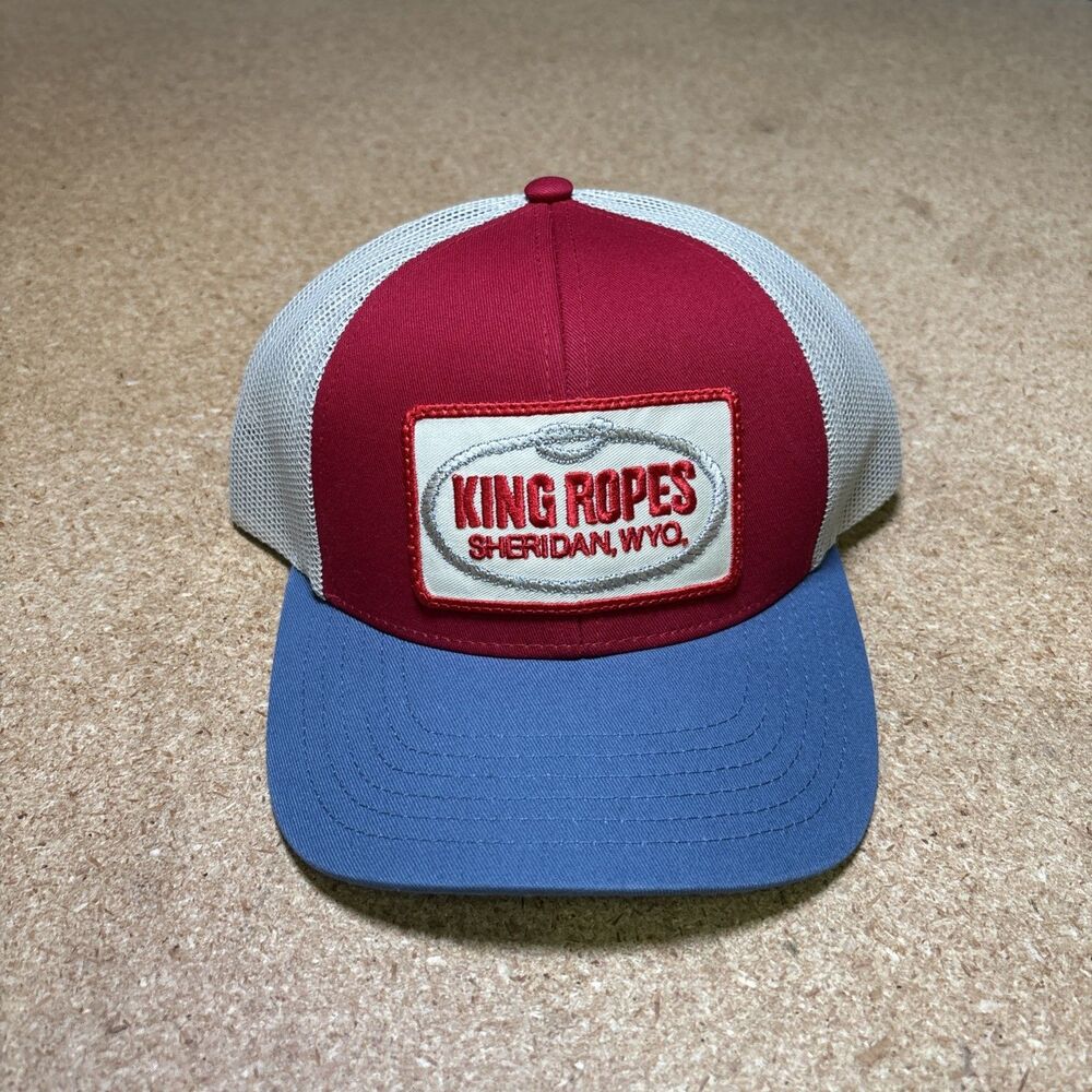 Vintage King Ropes Sheridan, WYO Patch Outdoor Cap Trucker Snapback Hat